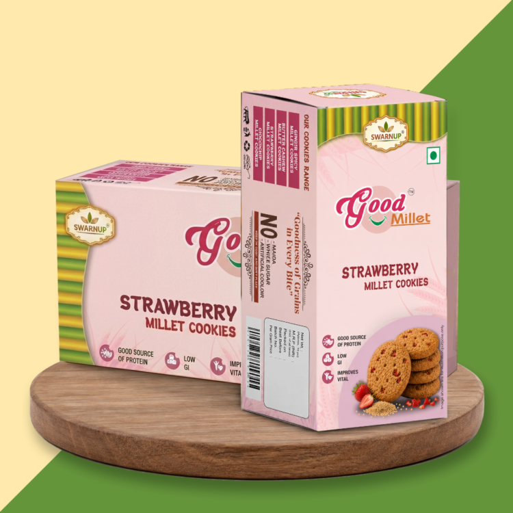 STRAWBERRY MILLET COOKIES