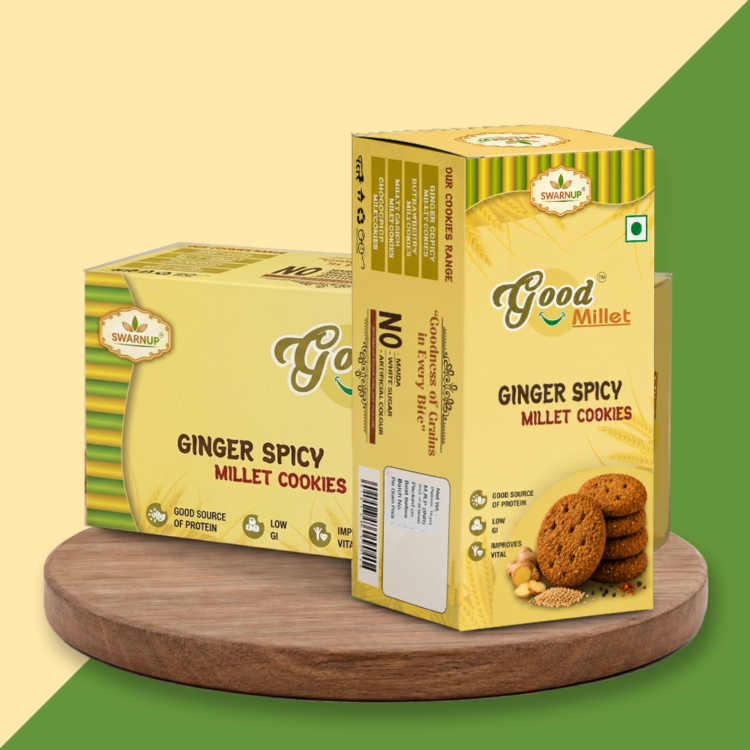 GINGER SPICY MILLET COOKIES